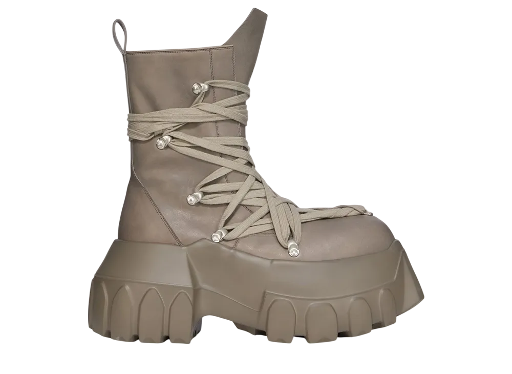 Rick Owens Women's Hollywood Megalaced Mega Tractor "Dust/Dust"