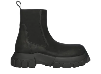 Rick Owens Women's Hollywood Beatle Bozo Tractor "Black/Black"