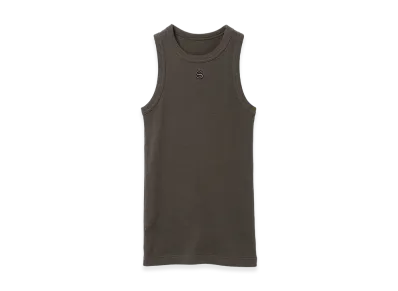 sacai S Cotton Jersey Tank Top "Charcoal Gray"