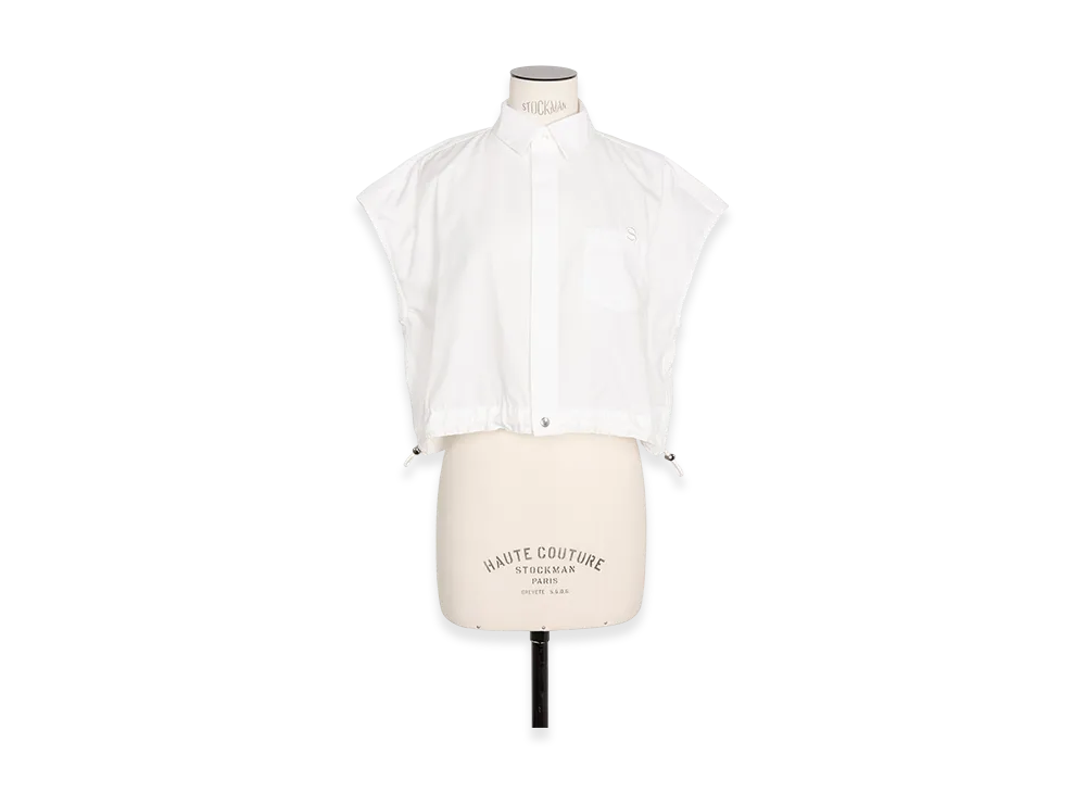 sacai S Cotton Poplin Shirt "White"
