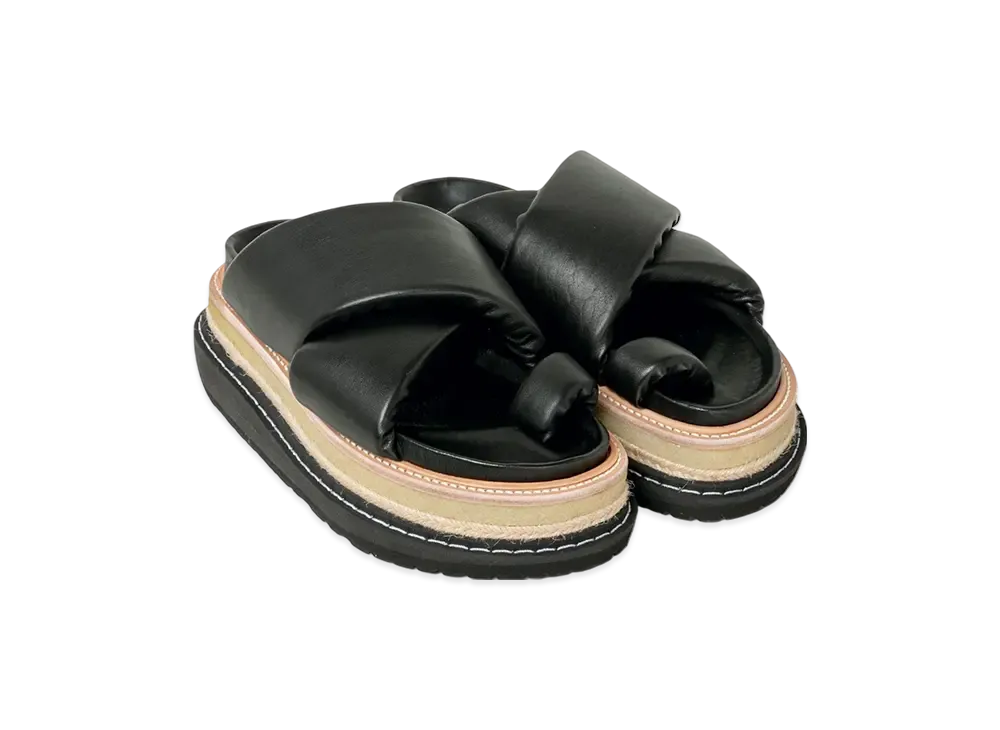 sacai Multiple Sole Sandals "Black"