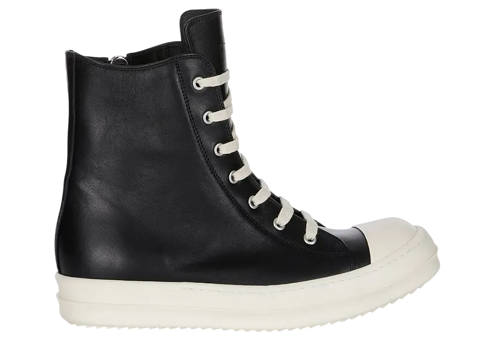 リックオウエンス ウィメンズ ハリウッド スニーカー "ブラック/ミルク/ミルク"