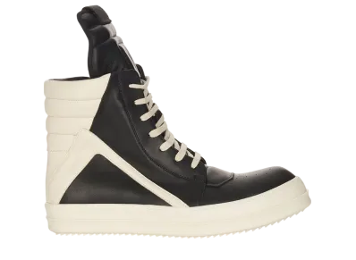 Rick Owens Women's Hollywood Geobasket "Black/Milk/Milk"