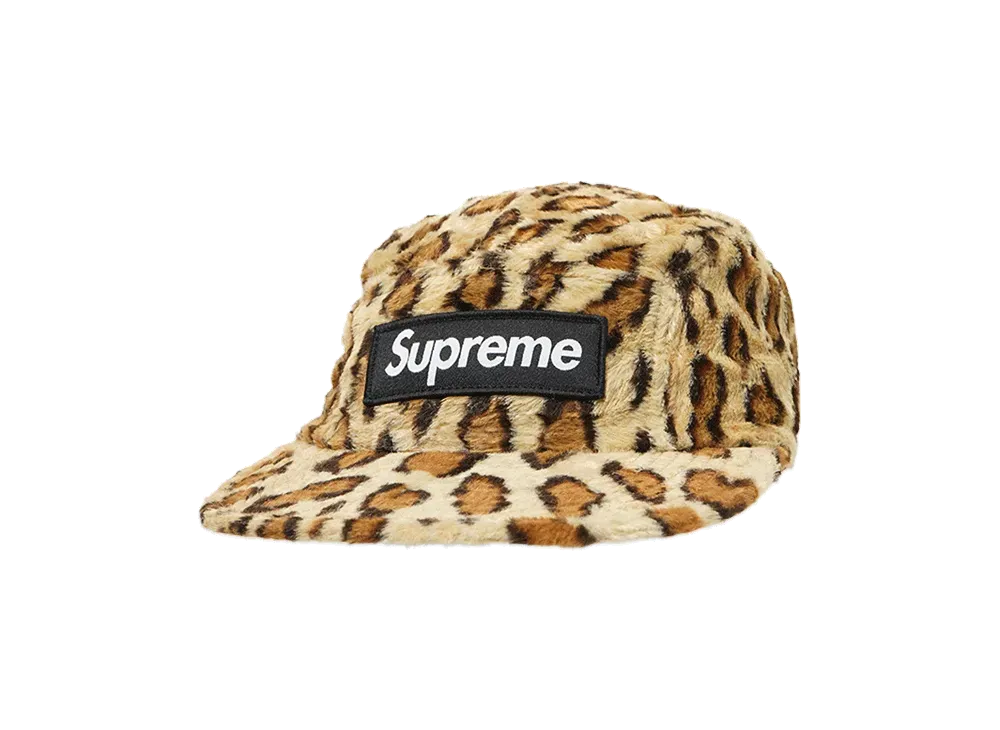 Supreme x GOODENOUGH Crushed Rayon Camp Cap "Leopard"