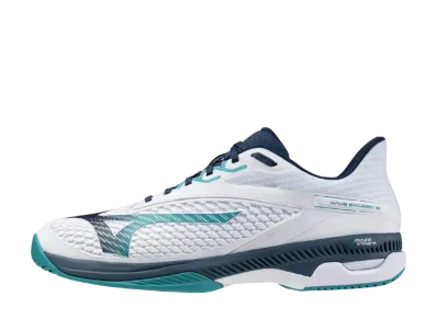 ミズノ ウエーブエクシード6 ワイド AC "ホワイト/ネイビー"