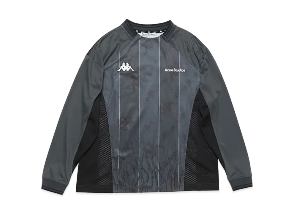 Acne Studios x Kappa Logo T-Shirt "Anthracite/Black"