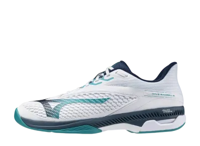 ミズノ ウエーブエクシード6 ワイド CS "ホワイト/ネイビー"