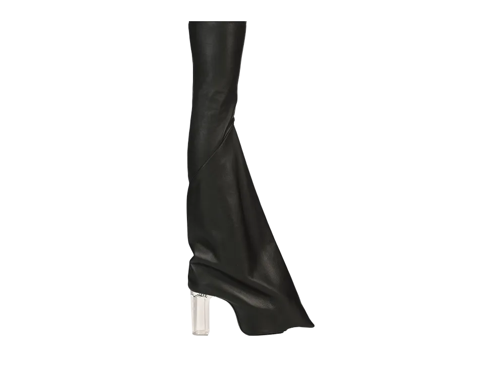 リックオウエンス  ウィメンズ ハリウッド ランウェイ タコ キス "ブラック/クリア"