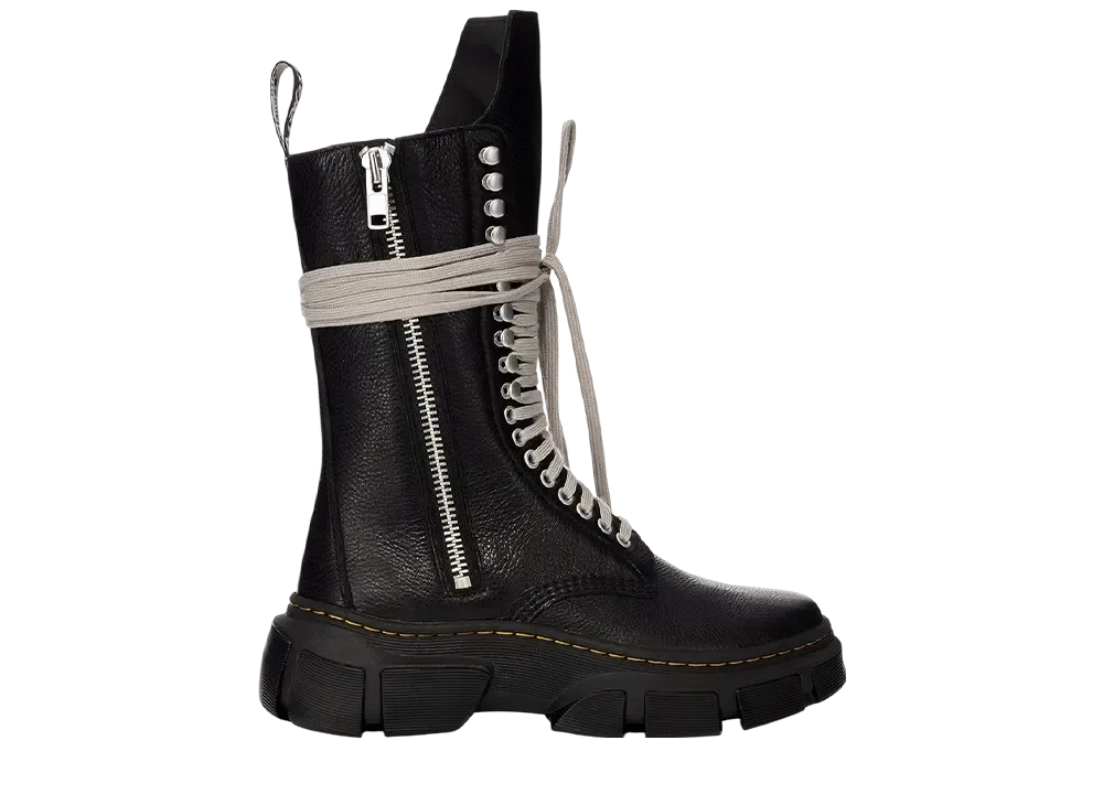 Rick Owens × Dr.Martens Women's 1918 DMXL Calf Length Boot "Black"