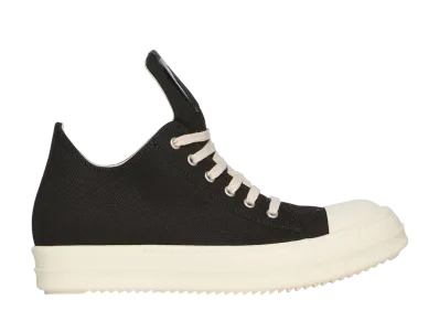 Rick Owens Women's DRKSHDW Hollywood Low Sneaks "Black/Milk/Milk"