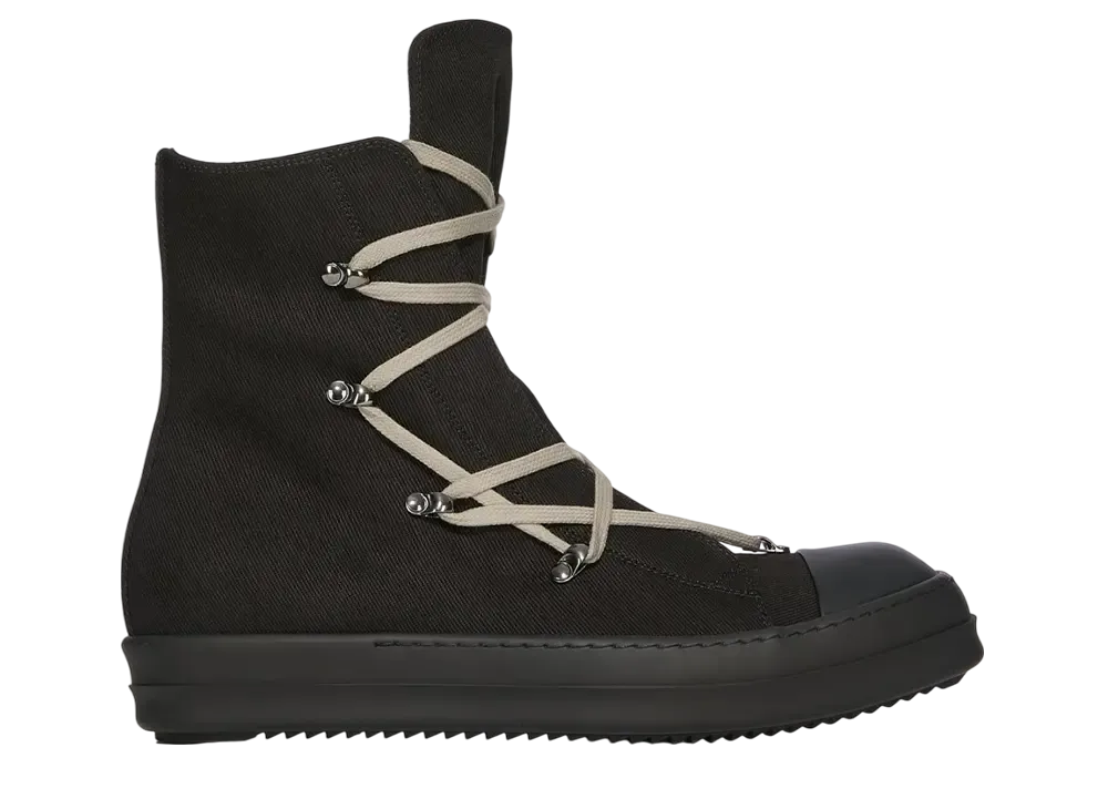 リックオウエンスRICKOWENS ヘキサ HEXA SNEAKERS WITH FAT SHOELACE BLACK - RICK OWENS DRKSHDW