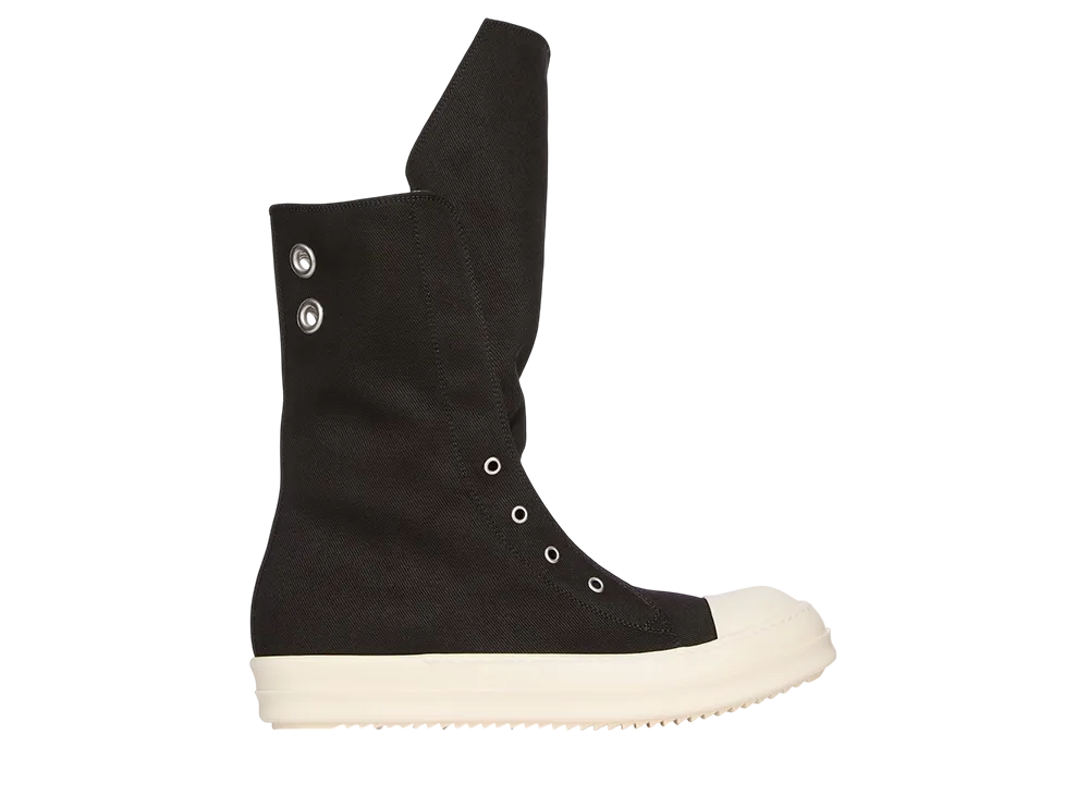 リックオウエンス ウィメンズ ダークシャドウ ハリウッド ブーツ スニークス "ブラック/ミルク/ミルク"