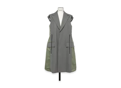 sacai Suiting Vest "Taupe"