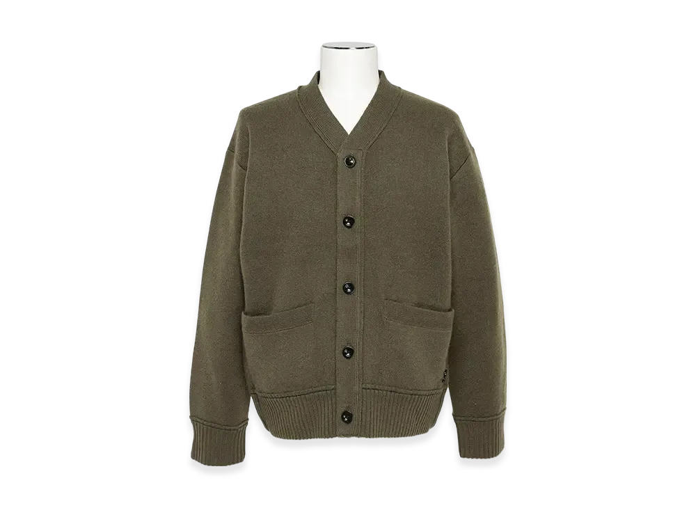 sacai S Cashmere Knit Cardigan "Khaki"