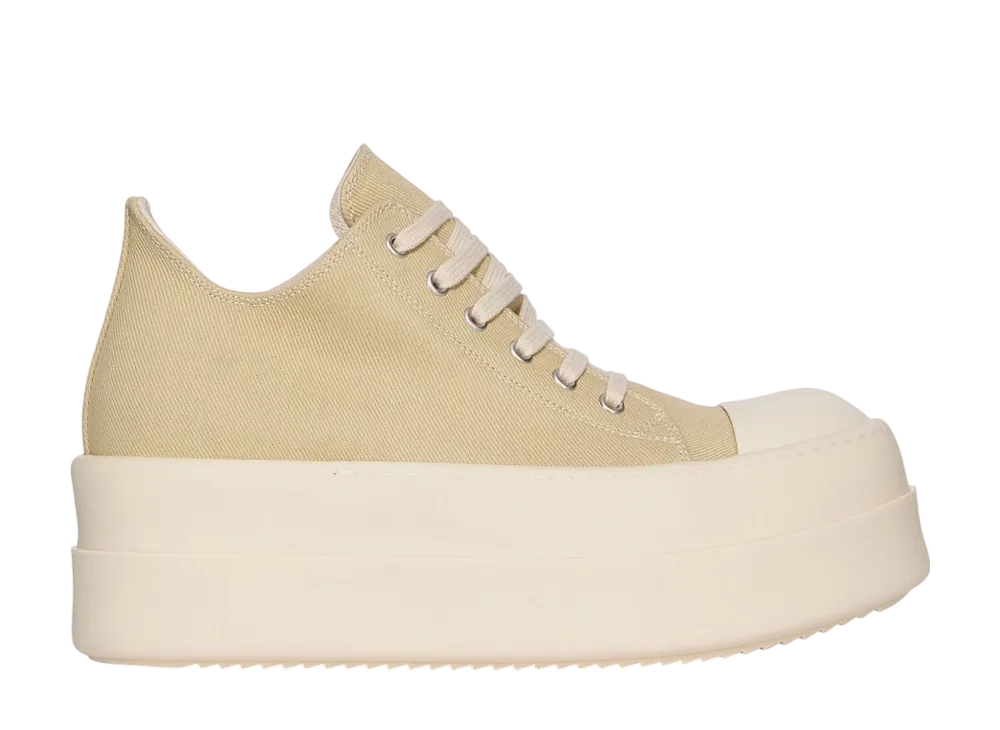 Rick Owens Women's DRKSHDW Hollywood Double Bumper Low "Parchment/Milk/Milk"