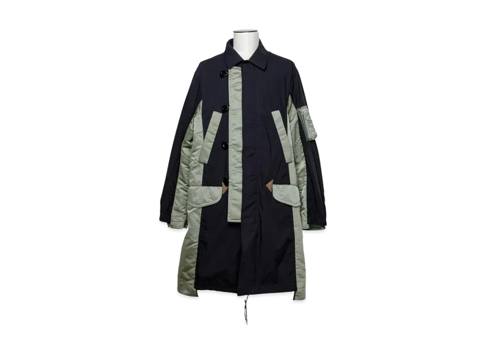 sacai Military Coat "Navy/Khaki"