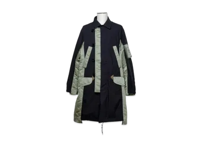 sacai Military Coat "Navy/Khaki"