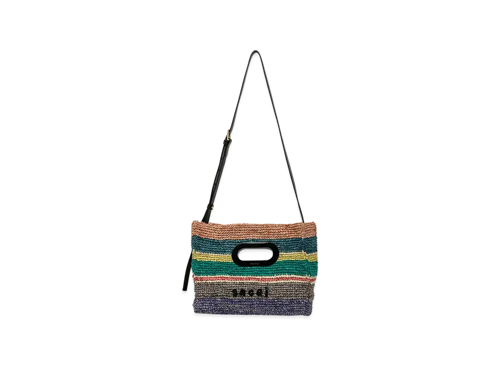 sacai Raffia New Shopper Bag Small "Multi"