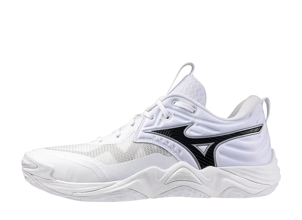 ミズノ ウエーブモーメンタム エリート ワイド "ホワイト/ブラック"