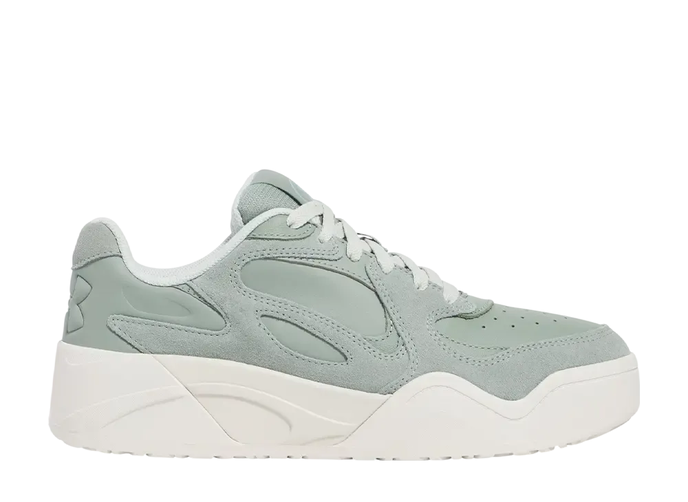 アンダーアーマー UAコート アナトミックス スウェード "シリカグリーン/サミットホワイト"