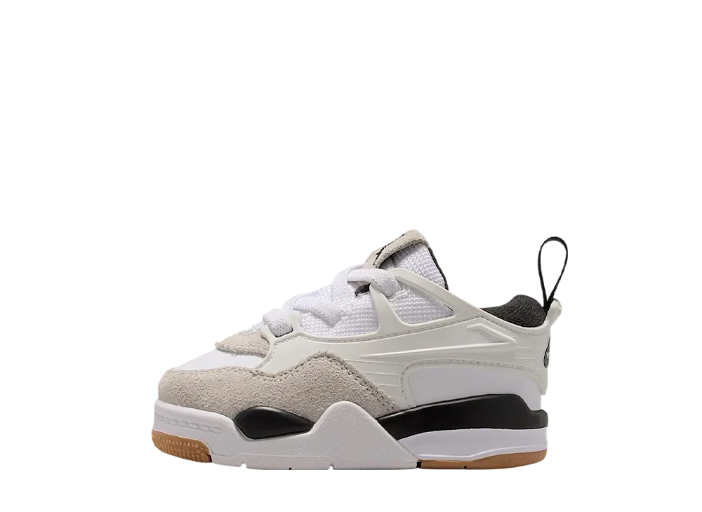 ナイキ TD エアジョーダン4 RM "ホワイト/ニュートラルグレー/ガムミディアムブラウン/ブラック" (キッズ)