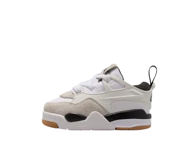 Nike TD Air Jordan 4 RM "White/Neutral Grey/Gum Medium Brown/Black"