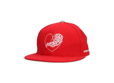 Chrome Hearts Fitted Wool Acrylic Cap "Red"
