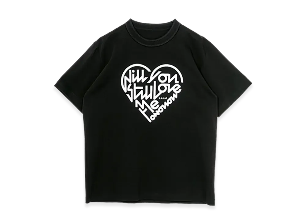 sacai Print T-Shirt "Black"