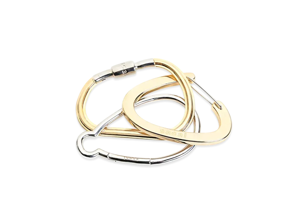 sacai Carabiner Bangle "Gold/Silver"