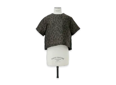 sacai Leopard Print x Nylon Twill Pullover "Brown/Black"