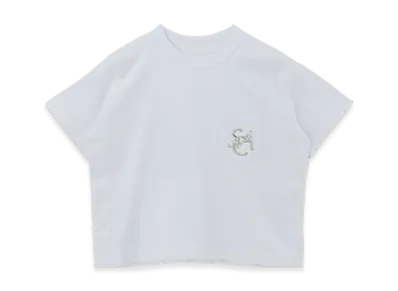 sacai Emblem Cotton Jersey T-Shirt "White"