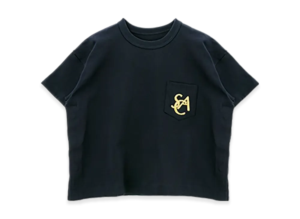 sacai Emblem Cotton Jersey T-Shirt "Navy"