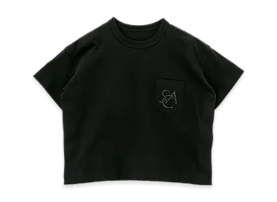 sacai Emblem Cotton Jersey T-Shirt "Black"