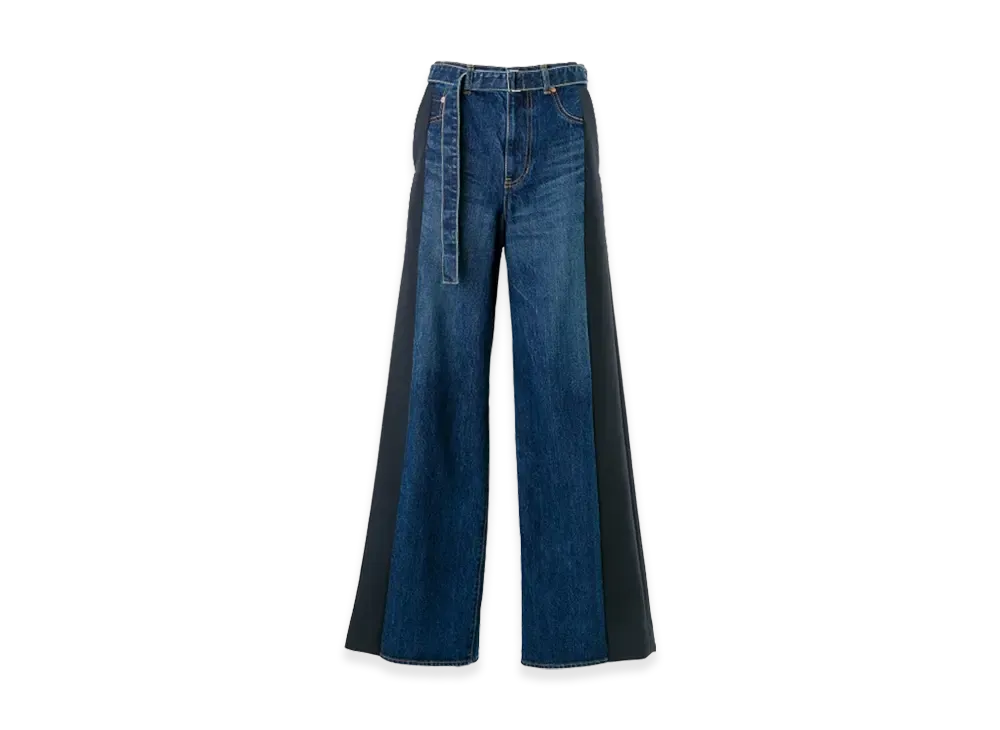 sacai Denim x Suiting Pants "Blue/Navy"