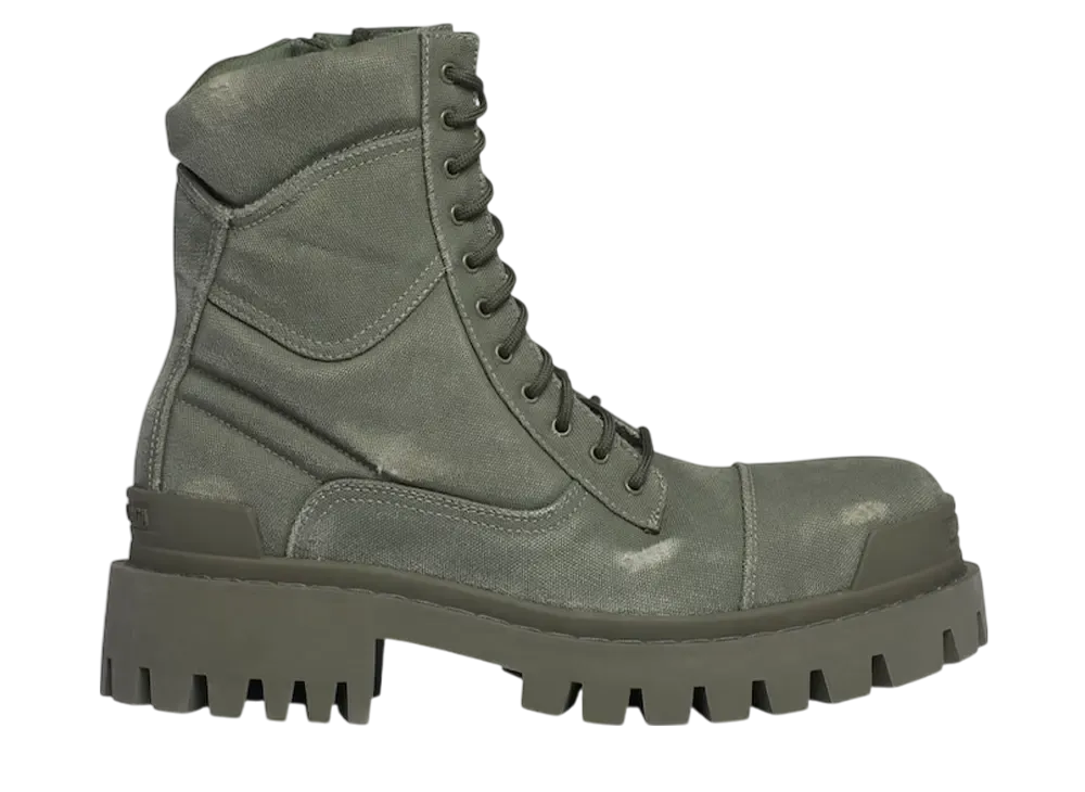 バレンシアガ コンバット ストライク 20mm ブーツ "カーキ"