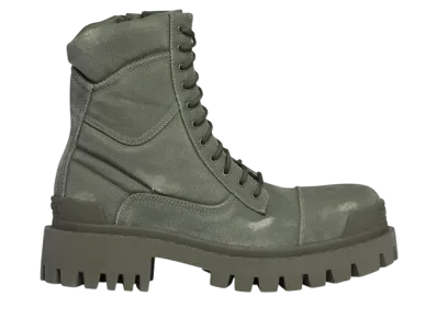 バレンシアガ コンバット ストライク 20mm ブーツ "カーキ"
