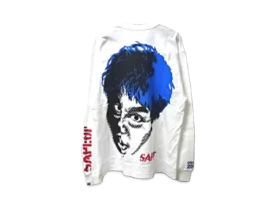 SAPEur x MASATOSHI HAMADA Blue Head Hamada LS Tee "White"