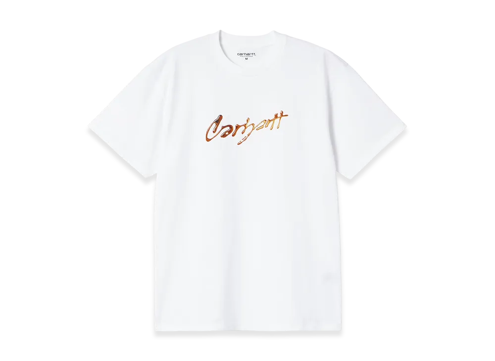 Carhartt WIP S/S Drip Script T-Shirt "White"
