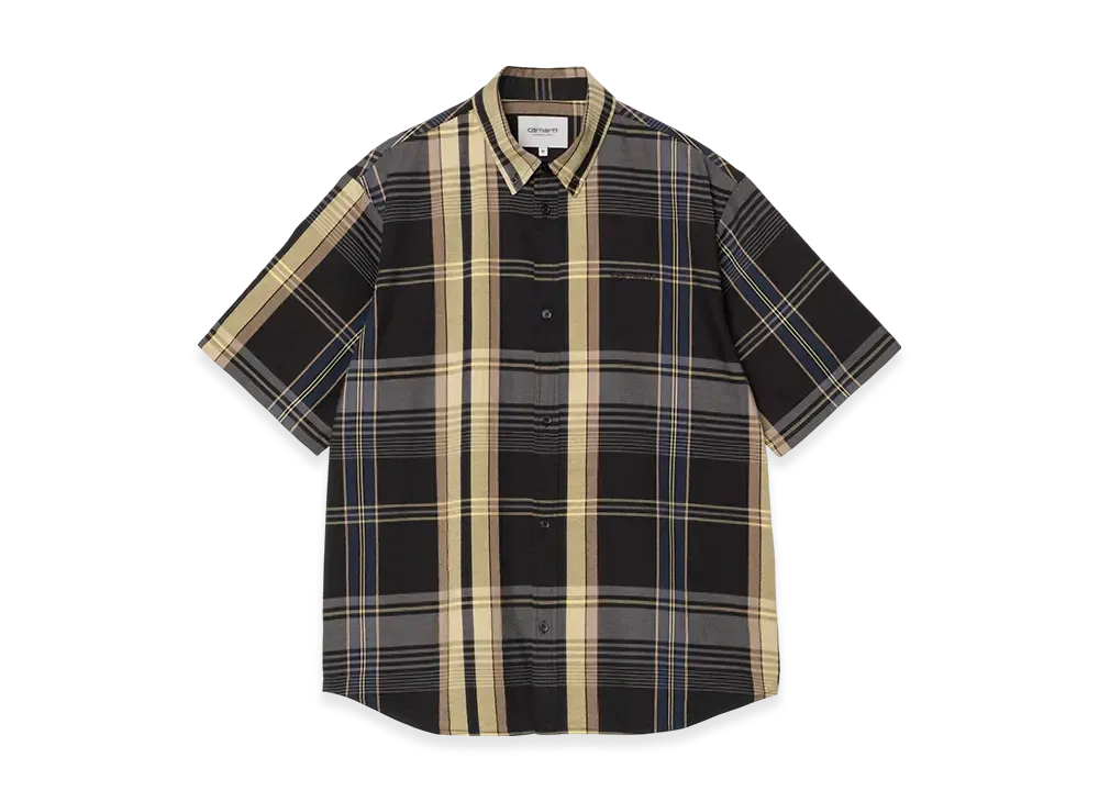 Carhartt WIP S/S Roslin Shirt "Roslin Check Black/Black"