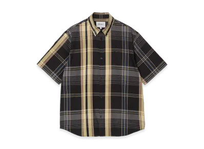 Carhartt WIP S/S Roslin Shirt "Roslin Check Black/Black"