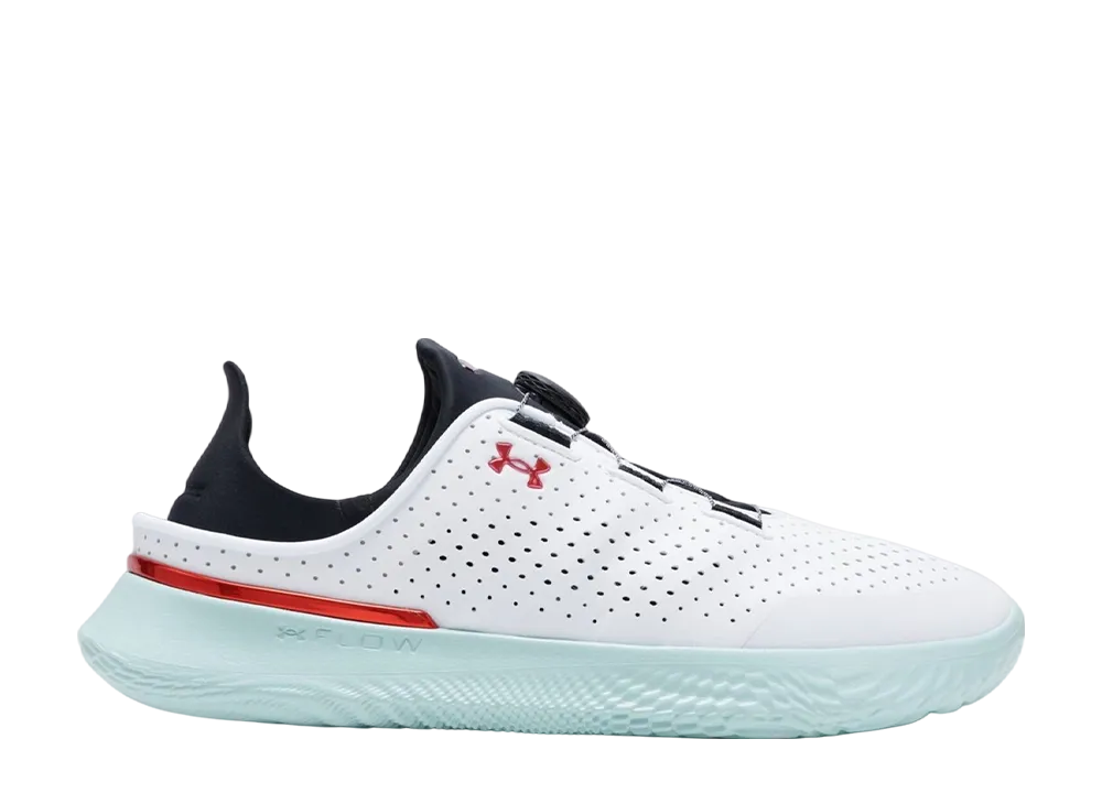 アンダーアーマー UAフロー スリップスピード トレーナー シンセティック "ホワイト/エナメルブルー/ベータ"