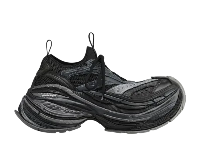 バレンシアガ プラットフォーム リデュースド スニーカー "ダークグレー"