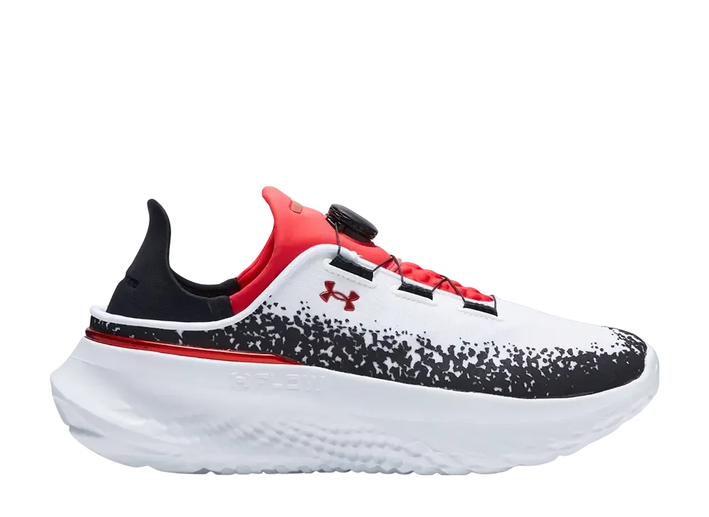 アンダーアーマー UAスリップスピード メガ リップストップ "ホワイト/ブラック/レッド"