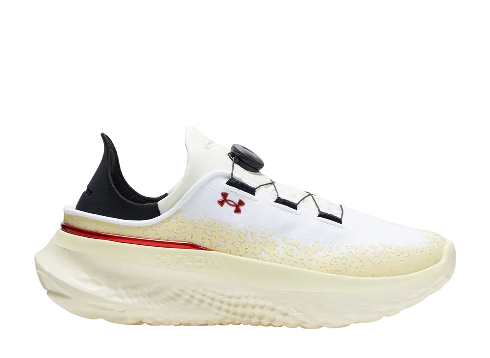 アンダーアーマー UAスリップスピード メガ リップストップ グロウインザダーク "ホワイト/ウィンターホワイト/レッド"