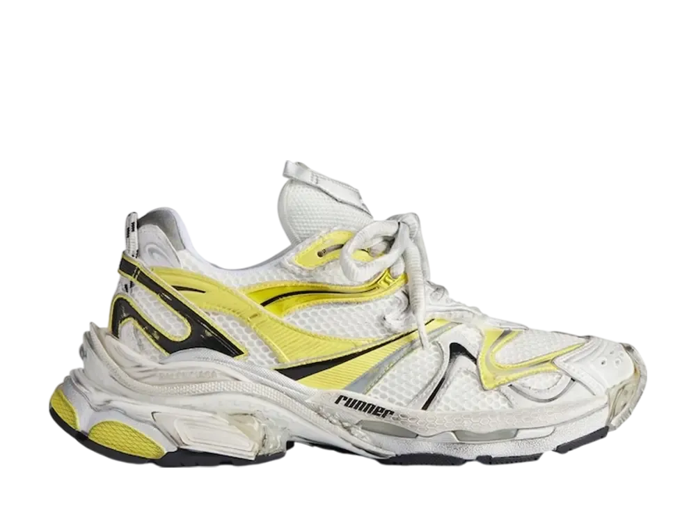 バレンシアガ ランナー2.0 スニーカー "ホワイト/イエロー/ブラック"