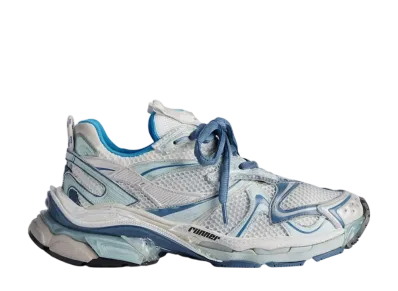 バレンシアガ ランナー2.0 スニーカー "ホワイト/ブルー/ベージュ"