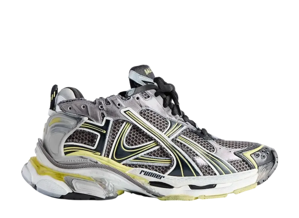 バレンシアガ ランナー スニーカー "グレー/イエロー/ホワイト"