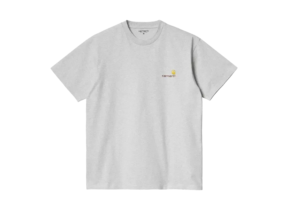 Carhartt WIP S/S American Script T-Shirt "Ash Heather"