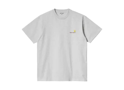 Carhartt WIP S/S American Script T-Shirt "Ash Heather"