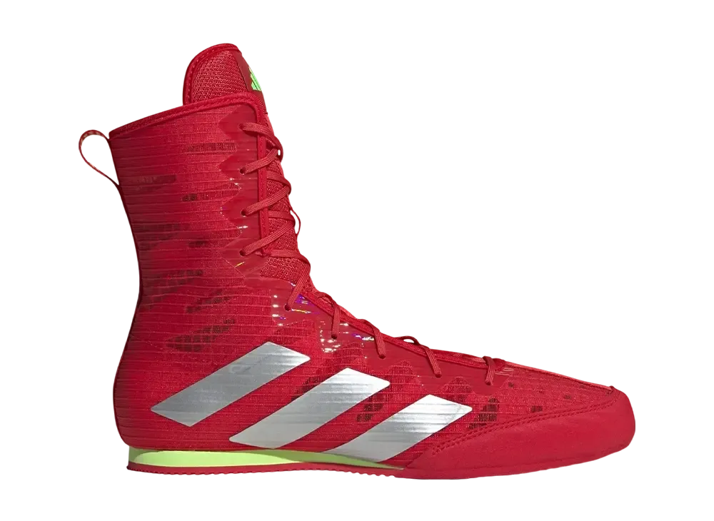 adidas Box Hog 4 "Better Scarlet/Silver Metallic/Lucid Lemon"